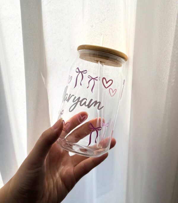 Bow heart tumbler - Image 2
